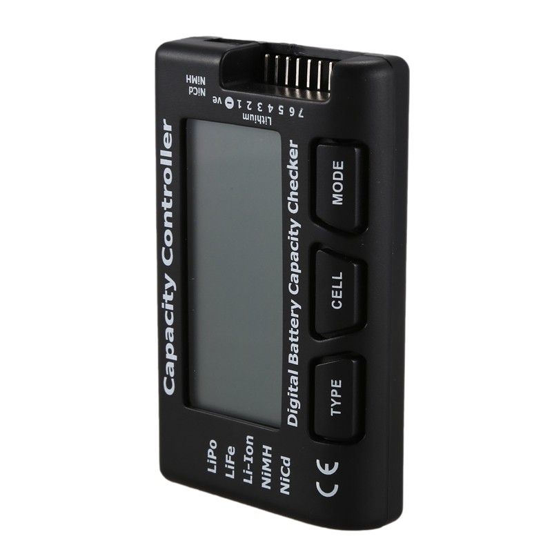 2.1 "RC Cell Meter-7 Bộ kiểm tra dung lượng pin kỹ thuật số / Bộ điều khiển cho NiCd / NiMH / LiPo / LiFe / Li-ion