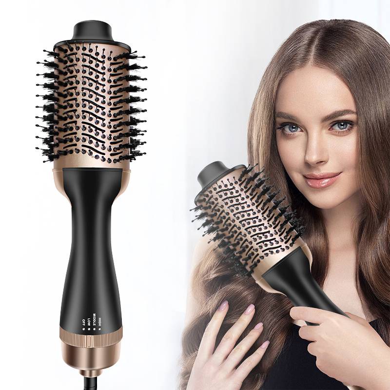 Ảnh Ubeator Hair Curler Hair Dryer 2 In 1 Hot Air Brush Rotating Comb 3
