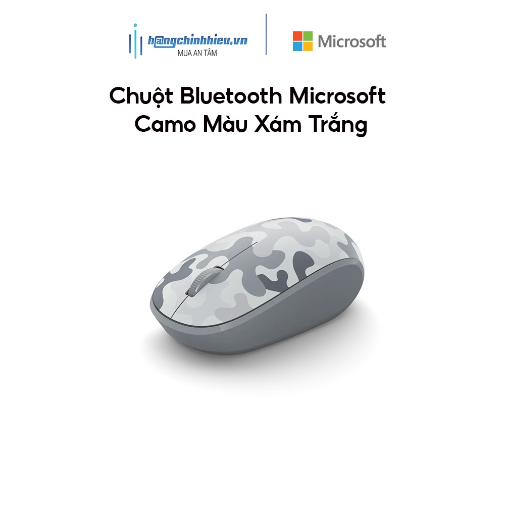 Chuột Bluetooth Microsoft Camo màu xám trắng