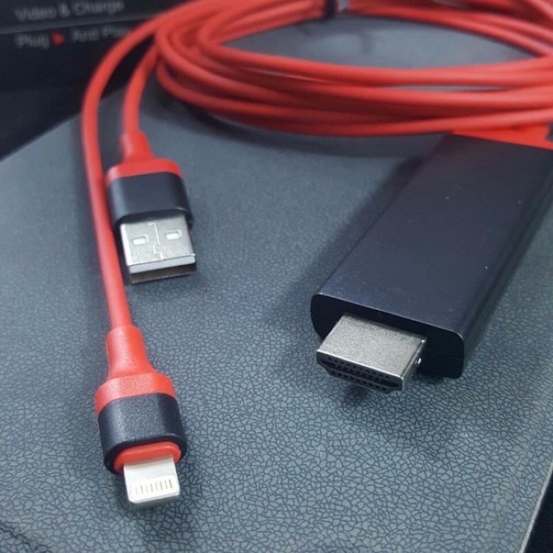 Cáp hDMI kết nối từ điện thoại lên Tivi cho iPhone - iPad
