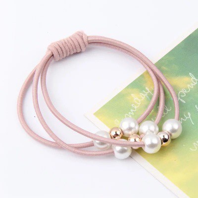 Cột Tóc Trân Châu Cao Su Co Giãn