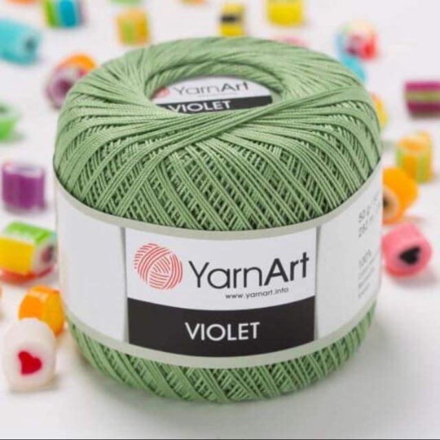Len yarn art violet Shopee Việt Nam