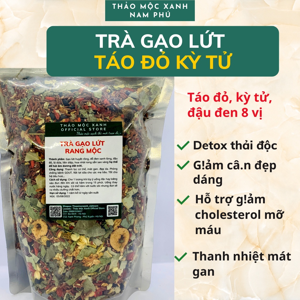 Trà gạo lứt đậu đen táo đỏ có giúp tăng cường hệ miễn dịch không?
