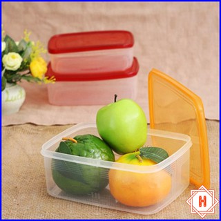 Bộ 3 Hộp Trữ Đông - Hộp Nhựa Đựng Thực Phẩm SONG LONG Nắp Nhiều Màu Sắc { H }