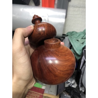 Lọ tăm hương ta loại lớn 15x9 cm dáng hồ lô
