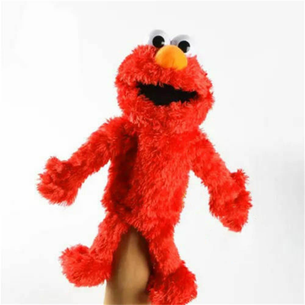 14" Living Hand Puppets Elmo Cookie Monster Sesame Street Soft Plush Toy Gift