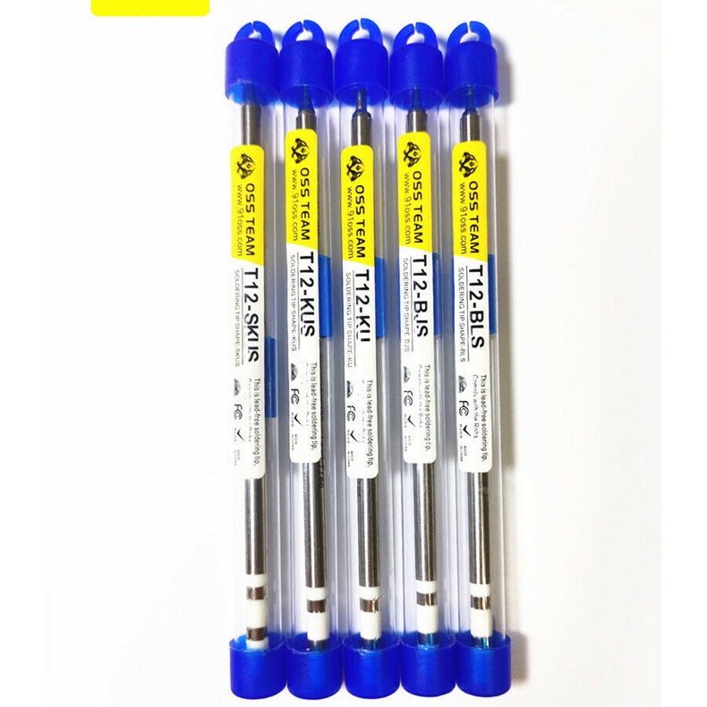 OSS Nguyên tố làm nóng dẫn nhiệt cao Đầu sắt hàn T12 Lõi sưởi ấm cho trạm hàn HAKKO T12 / Quicko T12 / OSS