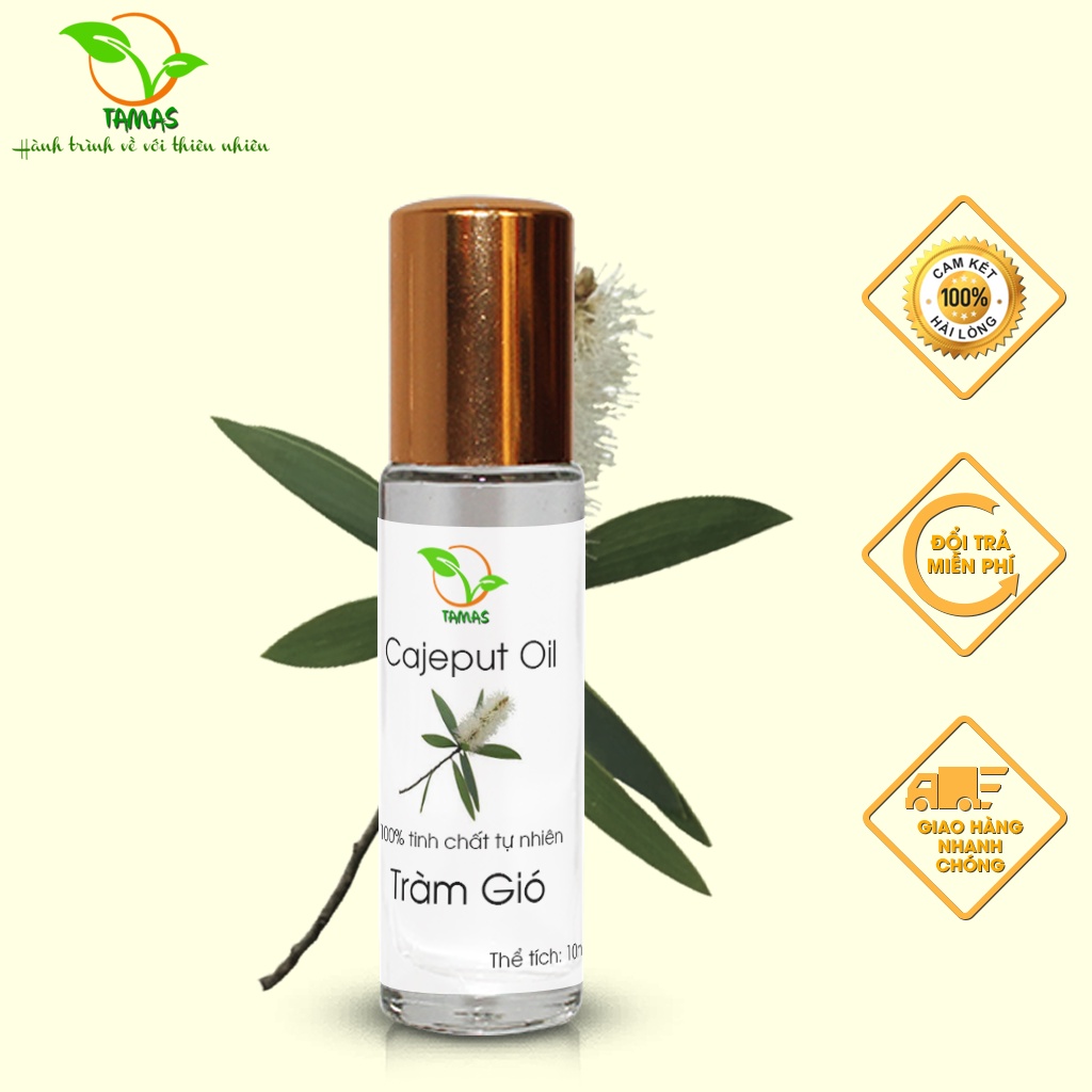 Ảnh Tinh dầu tràm gió nguyên chất TAMAS 10ml, khử khuẩn, làm ấm cơ thể, xua đuổi côn trùng 3