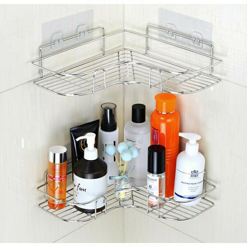 Kệ góc inox 304 không khoan tường | Shopee Việt Nam