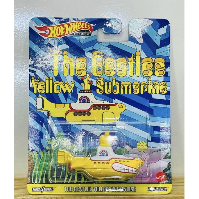 Hobby Store tàu ngầm mô hình Hot Wheels Premium The Beatles Yellow