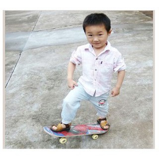 Ván Trượt Patin Trẻ Em Cao Cấp , Ván trượt trẻ em gỗ phong ép 7 lớp dài 60cm ván trượt thể thao hình siêu nhân #