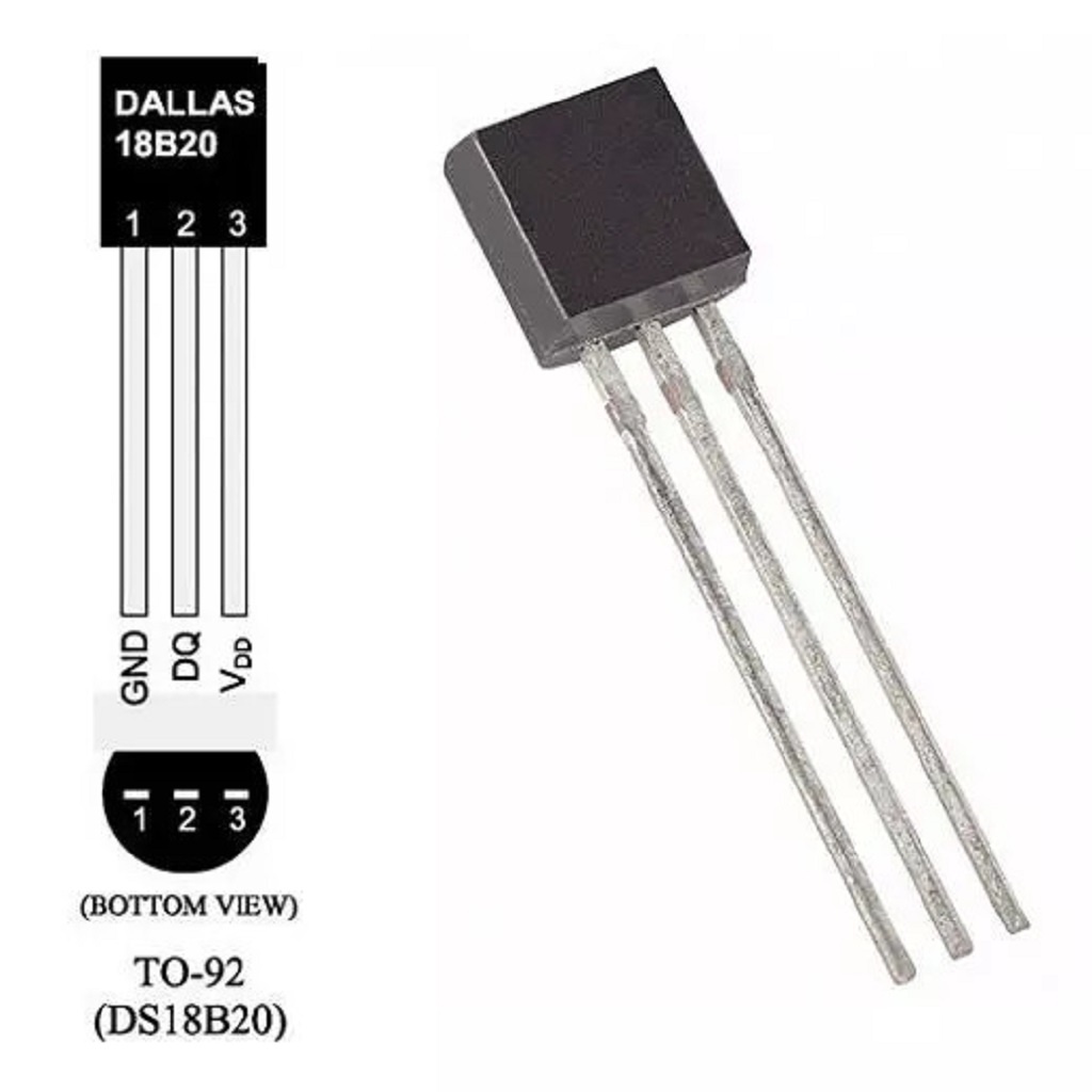 CẢM BIẾN ĐO NHIỆT ĐỘ DALLAS 18B20 | Shopee Việt Nam