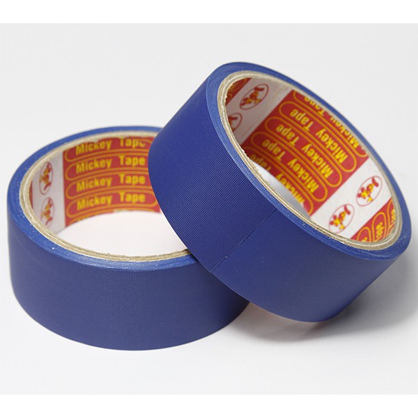 Băng dính dán sổ sách, tài liệu văn phòng, băng dính lụa, băng dán si dày,  băng keo, Băng dính simily 2 màu xanh, đỏ | Shopee Việt Nam