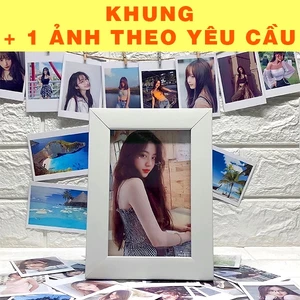 Khung ảnh để bàn 9x12, 10x15, 13x18 , 15x20, 20x30mặt mika kèm chân giá rẻ tặng ảnh