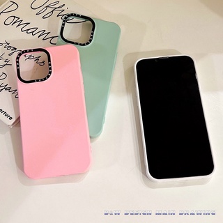 Ốp Điện Thoại Silicon Dẻo Màu Trơn Thiết Kế Đơn Giản Chống Sốc/ Rơi Cho iPhone 13 12 11 Pro MAX XR IX XS MAX 7Plus 8Plus
