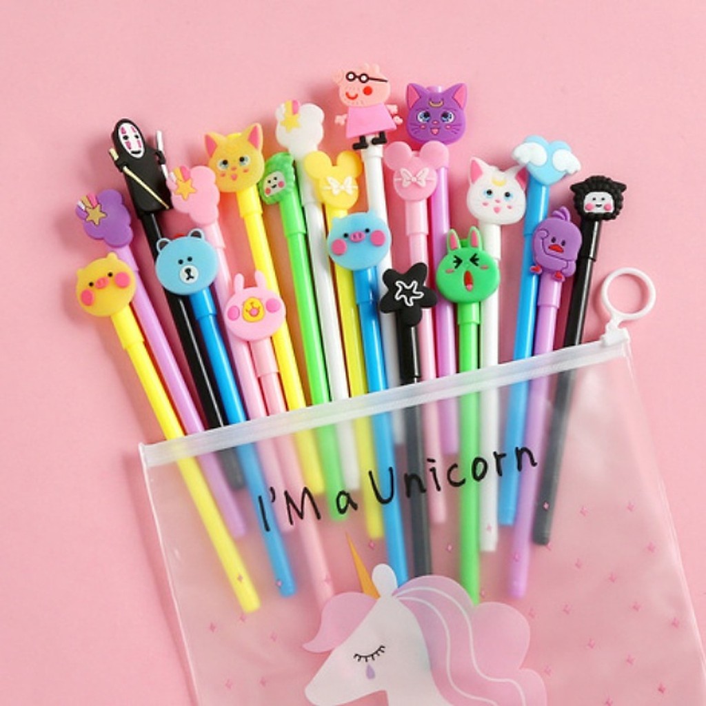 Combo 20 Bút Cutebinh-nuoc-detoxSét Bút Bi Cute, Bút Nước  Nhiều Mẫu Hoạt Hình Cực Hot(TUYỂN   )