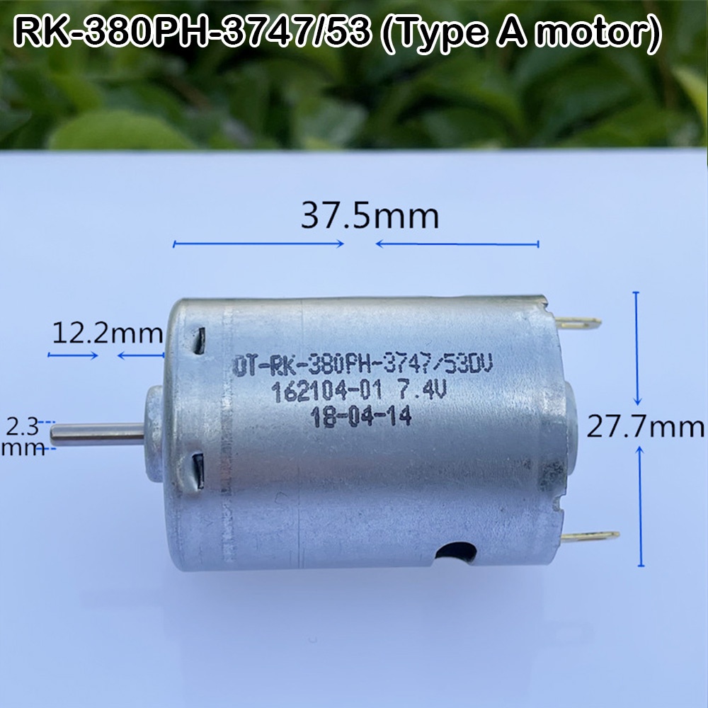 Động Cơ Điện Mini Rk-380ph DC 3.7V 7.4V 12V 24500RPM Tốc Độ Cao Kèm ...