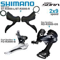 Group Shimano Sora R3000 2x9 Sp 18 Tốc Độ Tay Lắc + Củ Đề + Gạt Đĩa ...