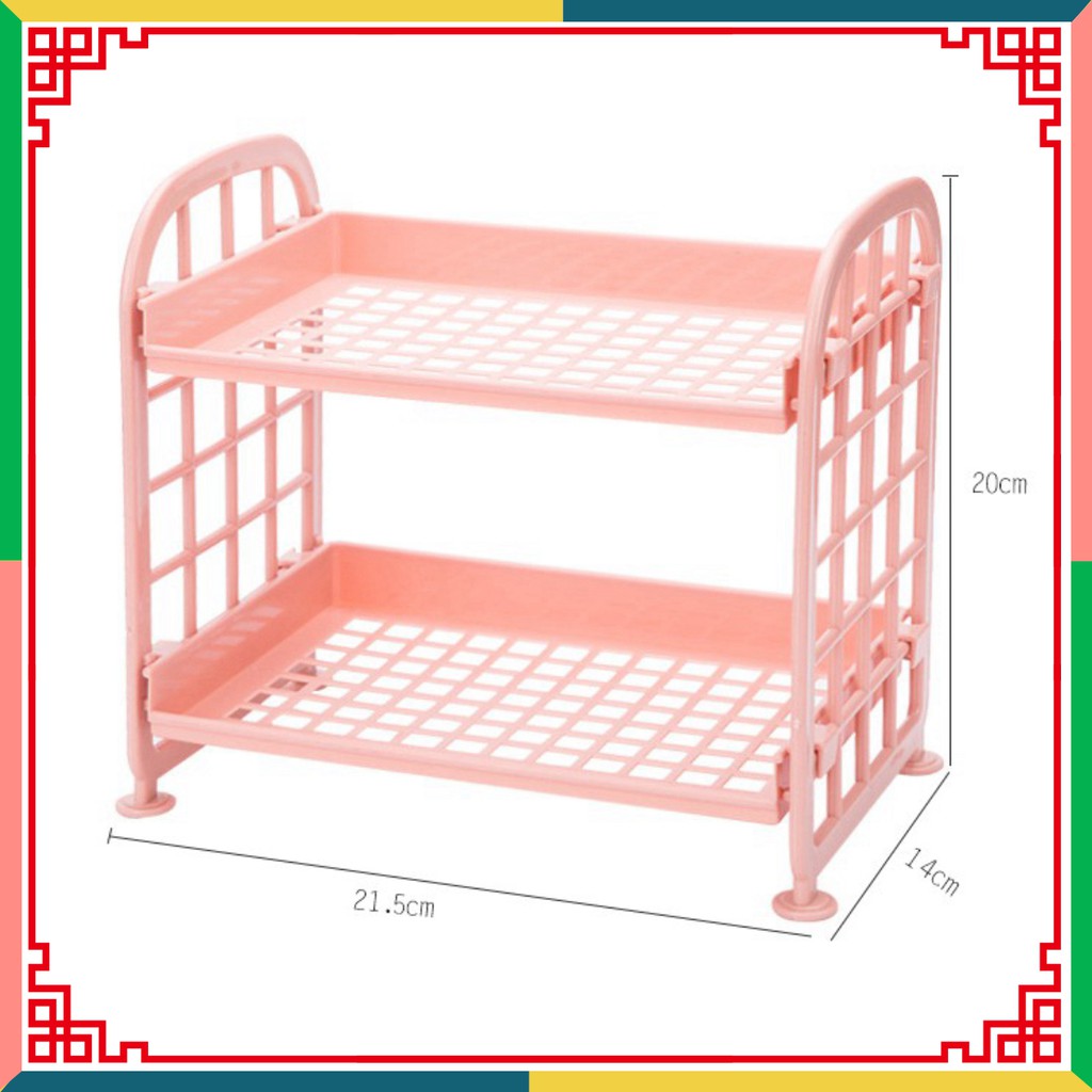 [NEW] Kệ Nhựa Để thiết bị 2 Tầng Mini Nhỏ Gọn xinh xẻo Loại Tốt ...