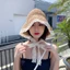 Nón cói mềm kiểu dáng vintage dễ thương rất tiểu thơ vành viền ren phối quai ren 3 màu