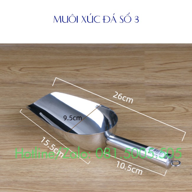 Muôi xúc đá inox Số 3 - Số 4 loại Dày Đẹp Xịn - Dụng Cụ Xúc Đá | Shopee ...