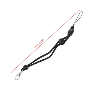 Dây Đeo Đèn Pin EDC Màu Đen Chống Thất Lạc Có Thể Điều Chỉnh