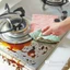 KHĂN LAU ĐA NĂNG KHÔNG BỤI 12X18CM - SIÊU THẤM NƯỚC, Chống Dính Dầu Mỡ, Hai Mặt, Sợi Bông Cao Cấp