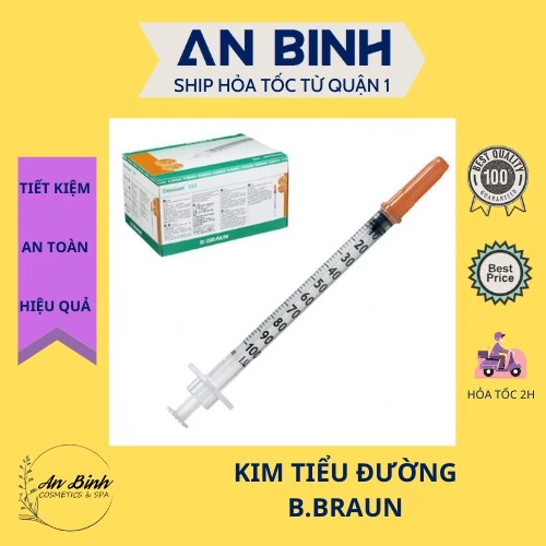 (Q1-HCM) (10 Cây) Kim Tiểu Đường 1cc Insulin Bbraun - Kim Tiêm Thẩm Mỹ Filler - Tiêm Giảm Béo 30G Cao Cấp