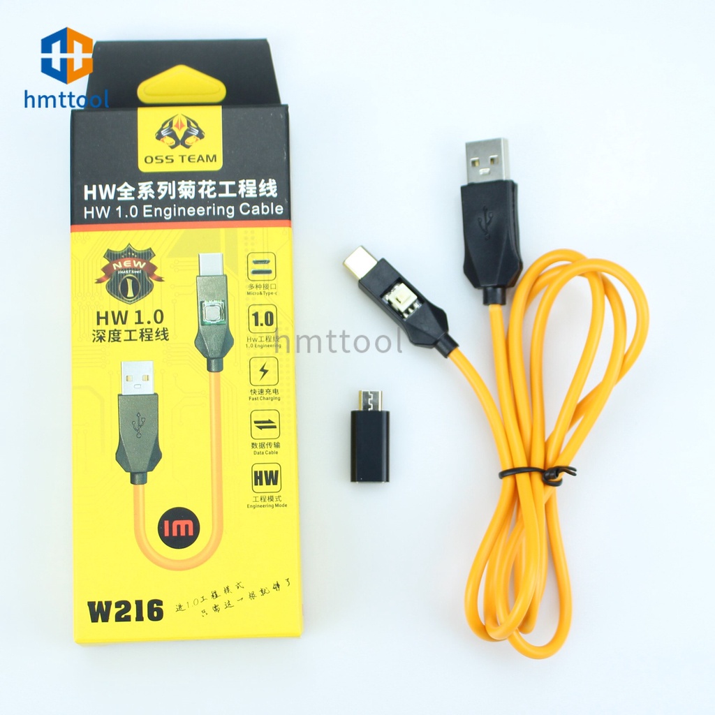 Cáp kỹ thuật HW USB 2.0 để sửa chữa điện thoại Huawei Giải quyết vấn đề cổng USB1.0 mà không cần tháo gỡ phông chữ