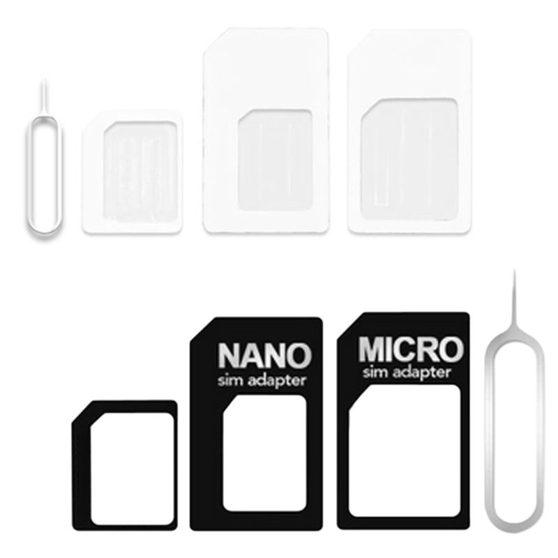 Thẻ Chuyển Đổi nano sim 4 Trong 1 Cho Điện Thoại Thông Minh 4g 5g