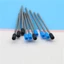 VVDZA 10 Cái / lốc 0.5 Mm Bút Bi Nạp Lại Đồ Dùng Viết Nóng Kim Loại Văn Phòng