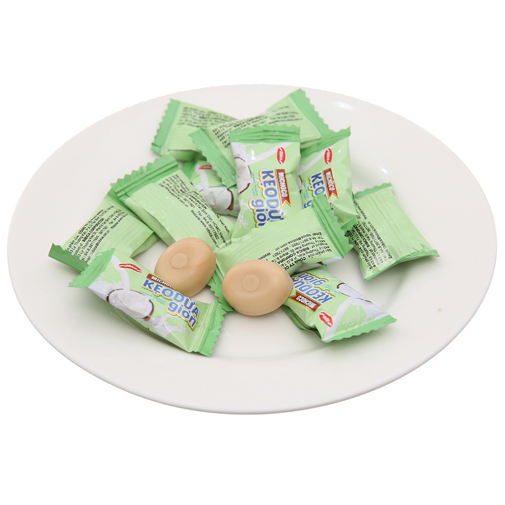 Ảnh Kẹo Michoco Dừa Giòn Nước Cốt Dừa Bibica 100g 1