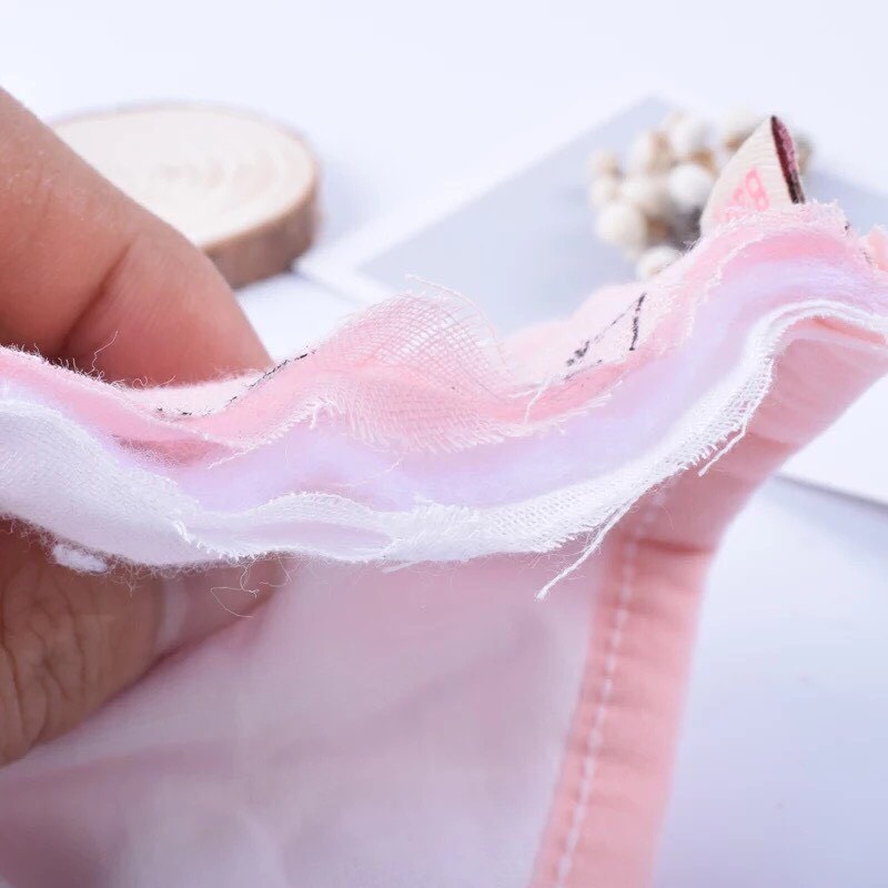 Khẩu trang sợi tre cho bé 3D xuất Hàn với 4 lớp chống bụi Có nút chỉnh quai đeo