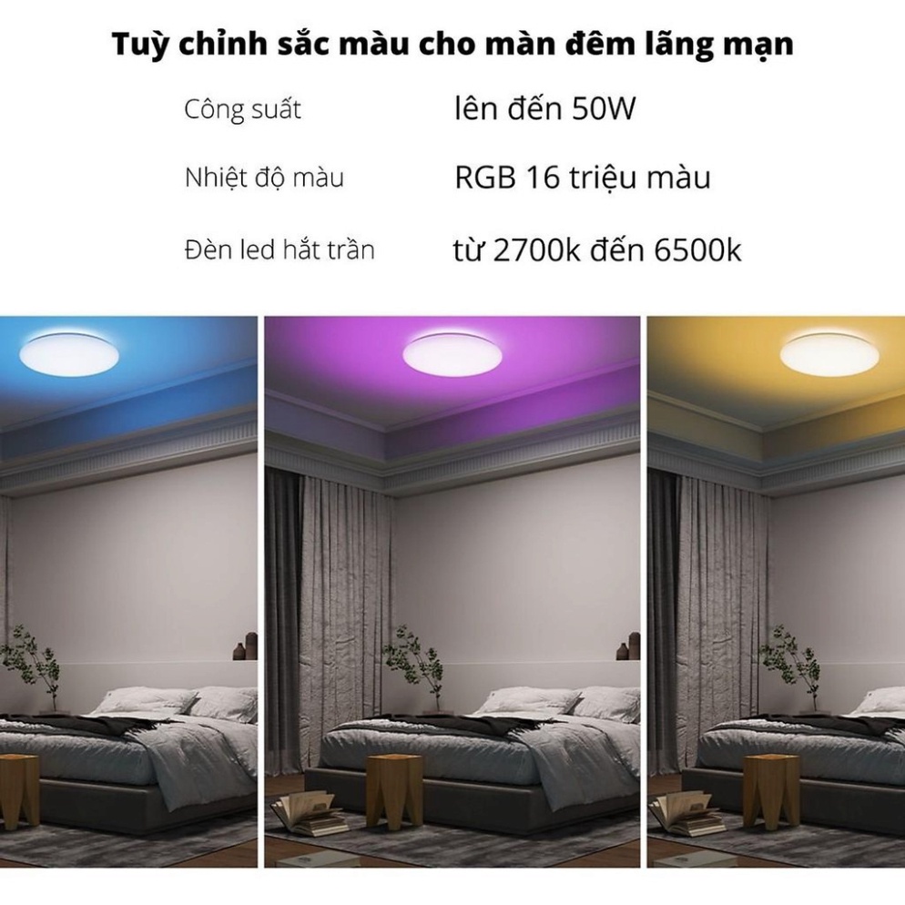 Mô tả Đèn trần thông minh Yeelight Arwen 235C/300C/400C/450C/550C - Led RGB hắt trần bản quốc tế - 4