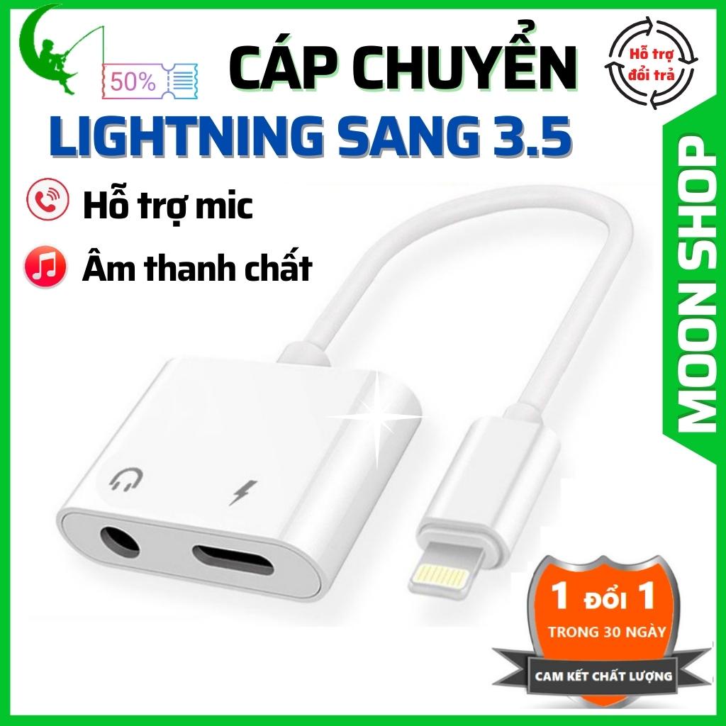 Jack chuyển tai nghe iPhone lightning sang 3.5 mm