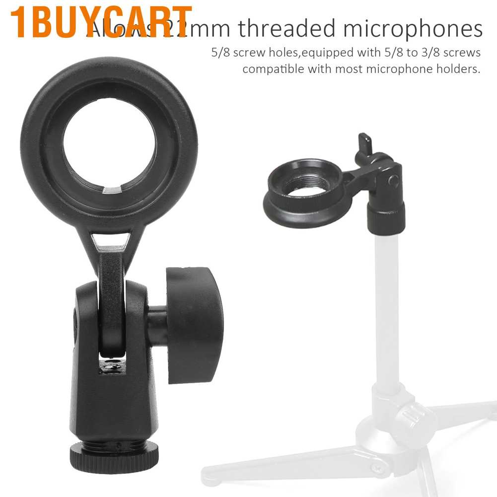 1buycart1 1buycart Giá Đỡ Micro Di Động Chống Rung Mount Adapter Ổ Cắm Dễ Dàng Lắp Đặt Có Thể Tháo Rời Cho Phòng Thu Âm