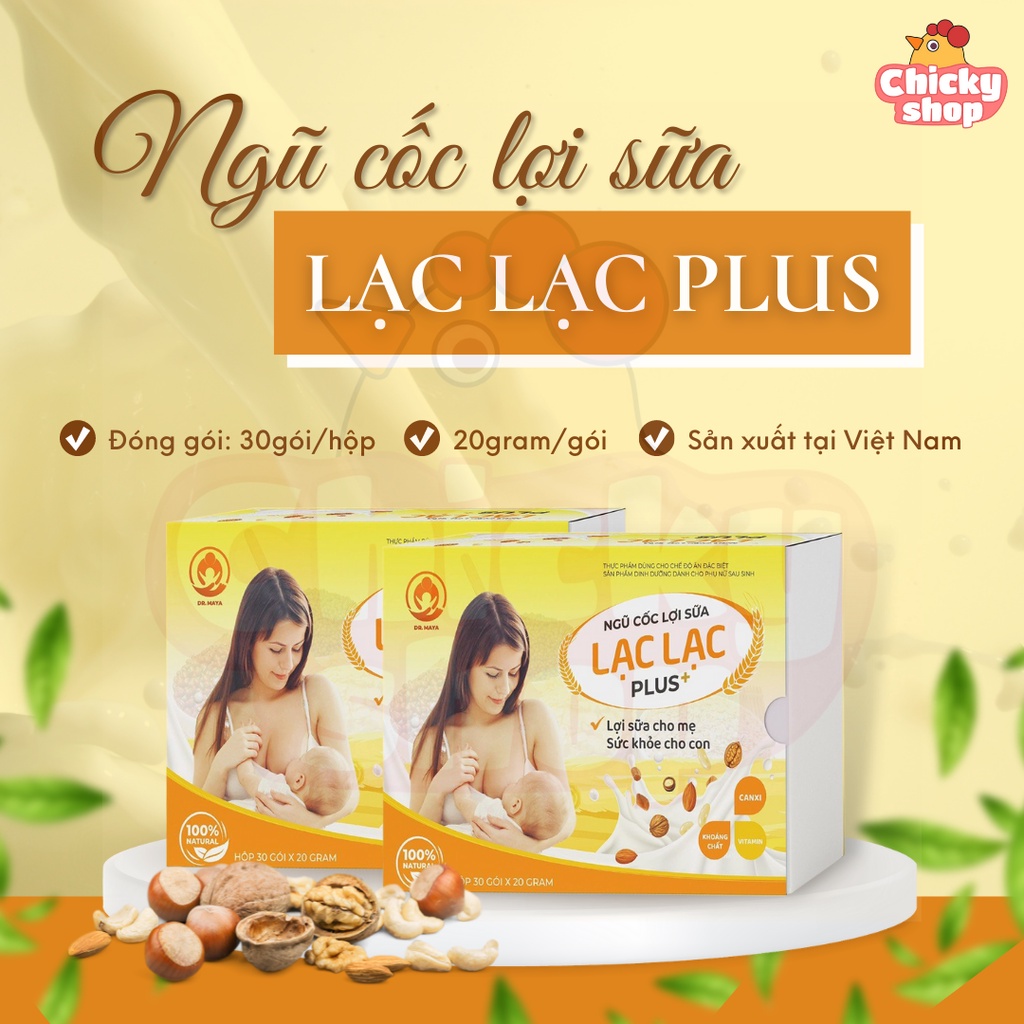 Ảnh Ngũ cốc lợi sữa đặc biệt Lạc Lạc Plus Dr.Maya 600g giúp mẹ sữa nhiều hơn, thơm hơn, bé tăng cân tốt 2