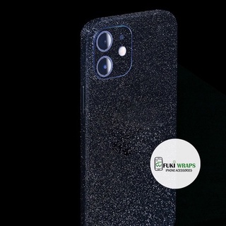 Miếng dán Skin Mặt lưng FULL Viền Màu Black Diamond Matte Dành cho 16 pro max 15 pro max 14 pro max 13 pro max
