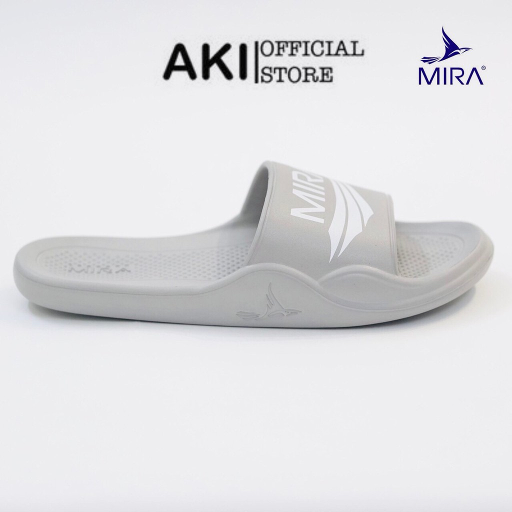 Ảnh Dép Xốp Quai Ngang Mira Xám Thể Thao Nam Nữ Chính Hãng 2