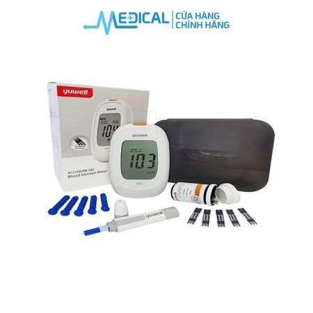 Máy đo đường huyết gia đình YUWELL 582 ( MG/DL) kiểm tra đường huyết nhanh gọn - MEDICAL