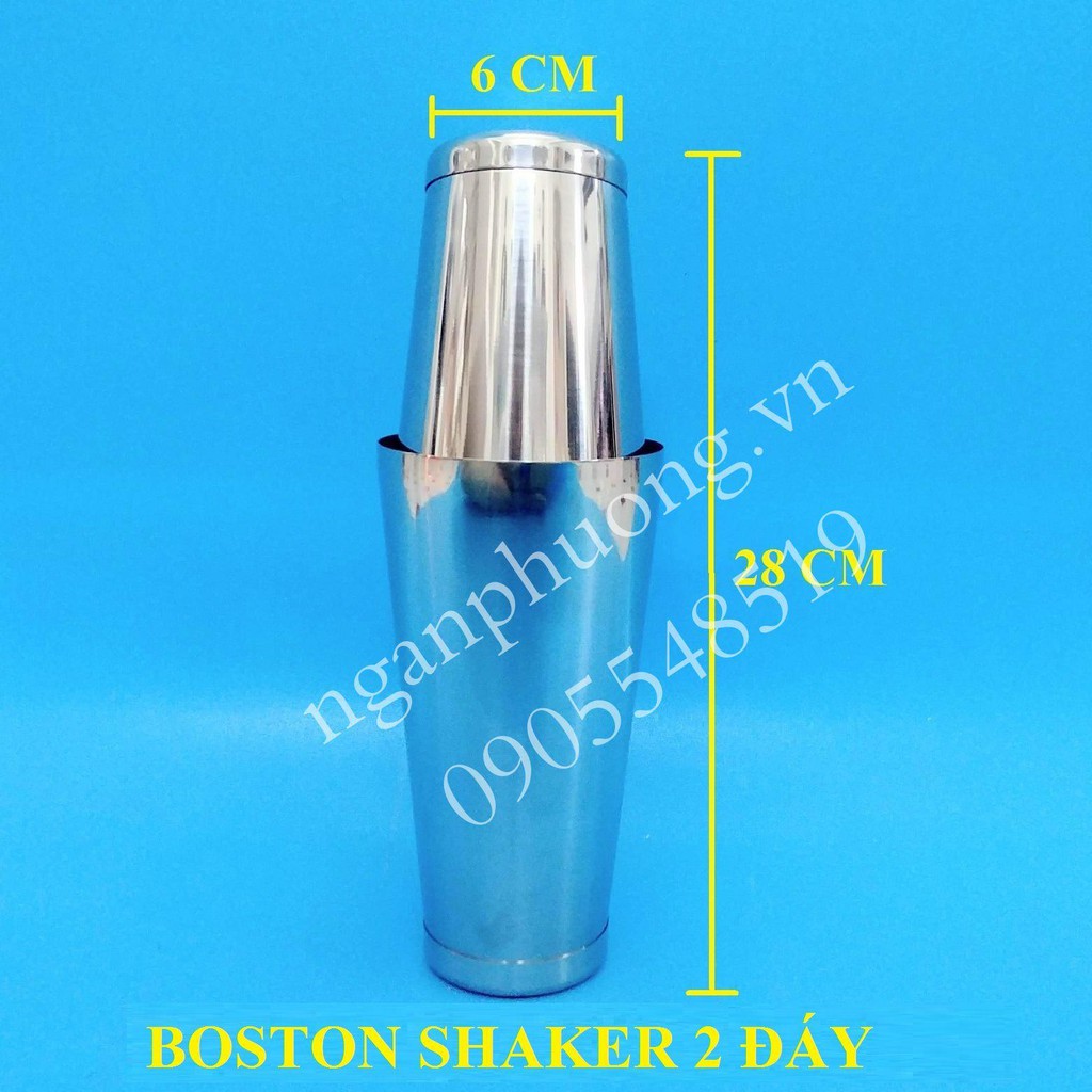 dụng cụ pha chế Boston shaker inox 2 đáy | Shopee Việt Nam