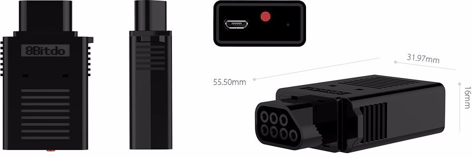 Thiết Bị Nhận Tín Hiệu Bluetooth 8BitDo Hỗ Trợ PS3 PS4 WII Mote 8BitDo Tới play one NES