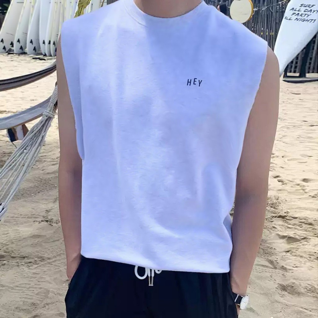 Áo thun Tanktop Cổ tròn HEY Localbrand ICVCVNI Unisex