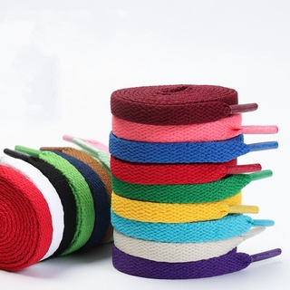 1 Cặp Dây Giày Thể Thao Dẹt 25 Màu Thời Trang Unisex