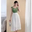 Chân váy lụa dáng dài dập ly thanh lịch 3 màu CV1177 Kymie