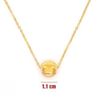 Tặng bông tai Dây chuyền nữ, dây chuyền titan trái châu không đen BHDC233