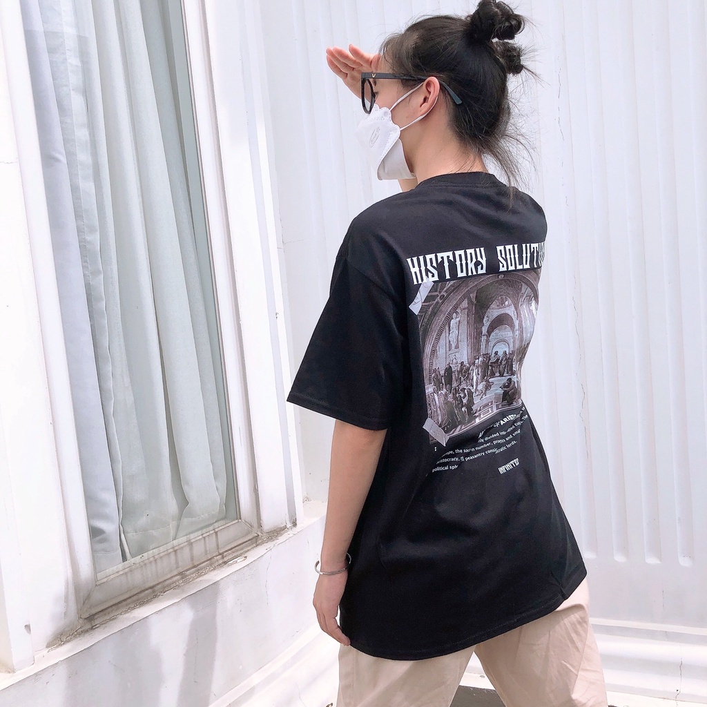 Áo thun INFINITEE Fni0565, Thun 100% Cotton - form rộng Unisex.