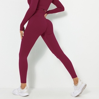 Quần dài thể thao gym,yoga chun mông chất dệt kim mềm mịn(bảng 13 màu)