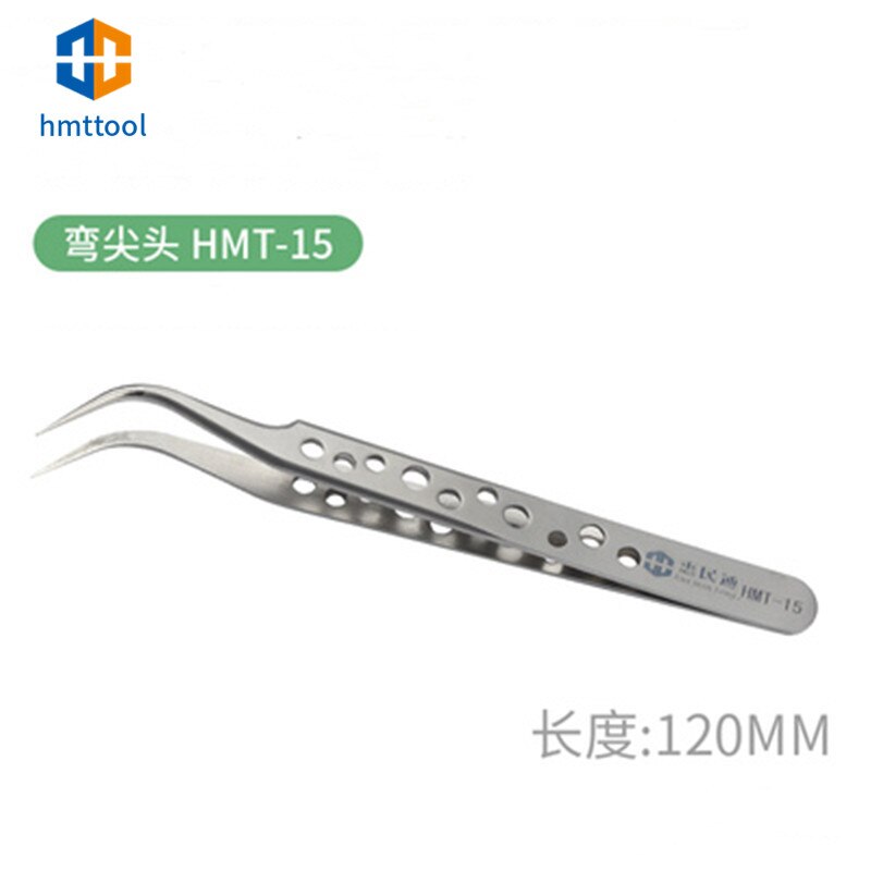 Bộ Nhíp Inox Chính Xác Chống Tĩnh Điện Cong Đầu Thẳng Kẹp Cho Điện Thoại Di Động Dụng Cụ Sửa Chữa Tay