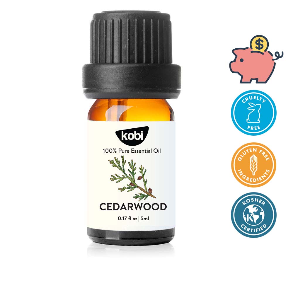 [Mã BMLTB200 giảm đến 100K đơn 499K] Tinh dầu Hoàng Đàn Kobi Cedarwood essential oil - 5ml